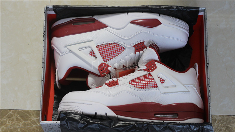 Air Jordan 4 Retro Low Alternate 89 White Red